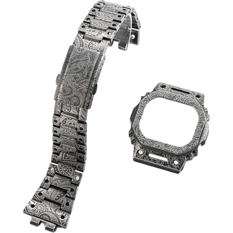 

JERALAND Часы Protective Case Giant Wave Craftsmanship Metal Case Material Small Block 5600/B5000 Mecha Hole Punch/5610, B5000 Case with One Set