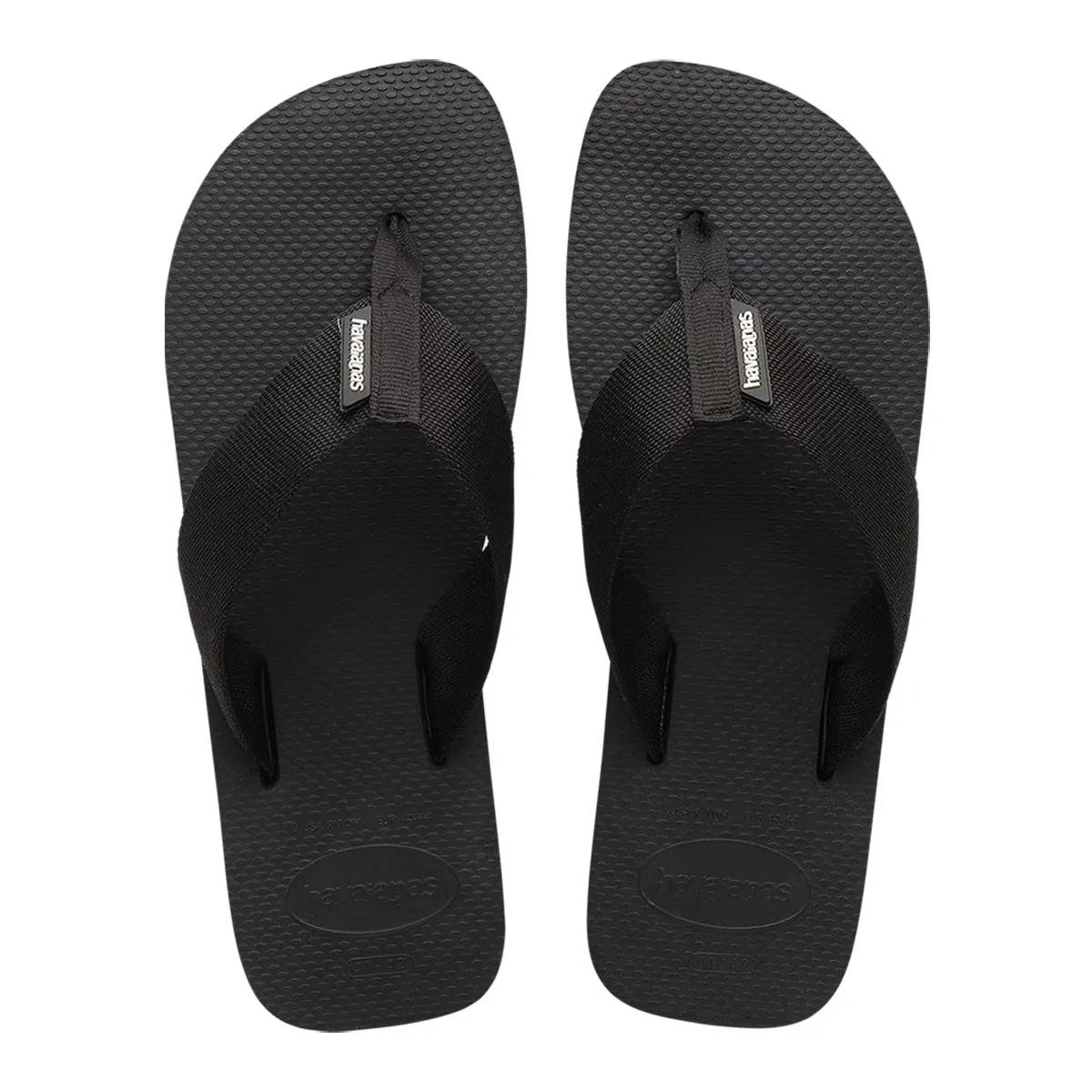 

Вьетнамки унисекс из городского базового материала Havaianas, черный