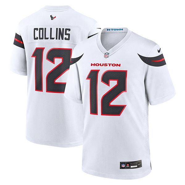 

Мужская белая игровая футболка Houston Texans Nico Collins Nike
