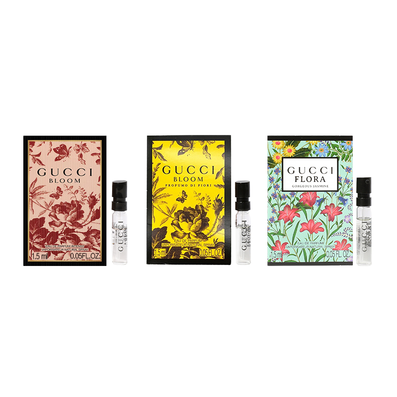 

Пробники духов унисекс GUCCI, Floral Charm+Floral Dream+Dreamy Jasmine Perfume 1.5ml*3