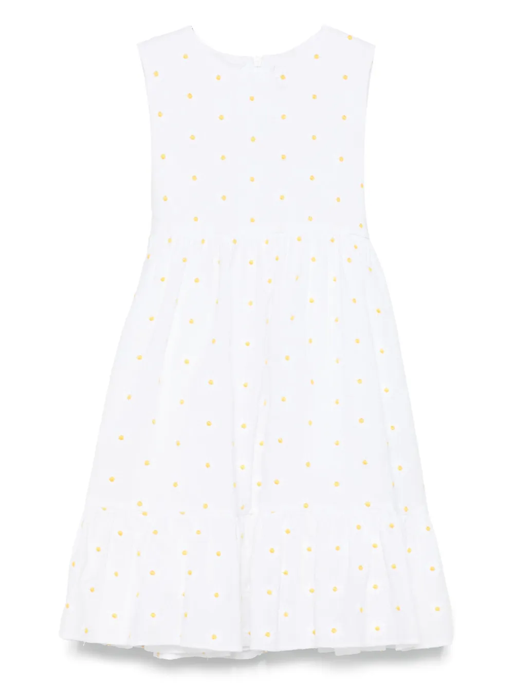 

Платье с цветочной вышивкой Il Gufo, белый