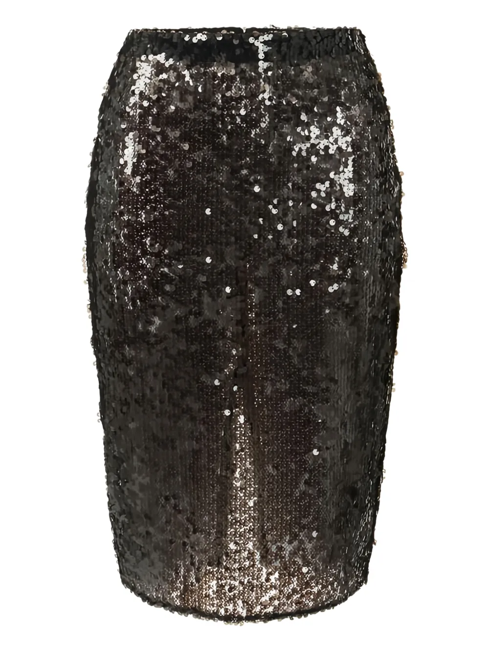 

Миди-юбка с украшением из пайеток Elisabetta Franchi, черный