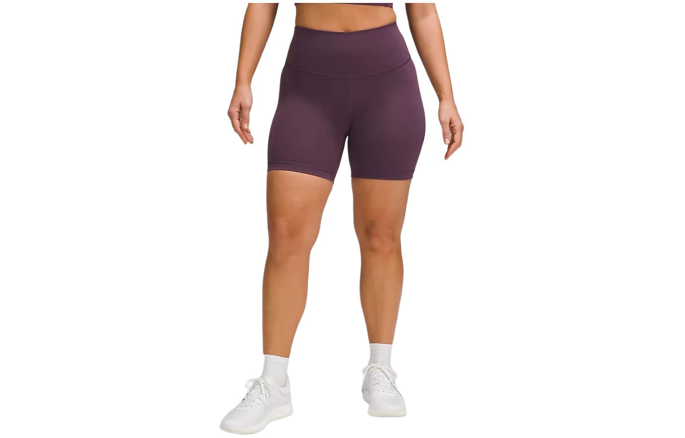 

Контурные шорты Wunder Train с высокой посадкой 6" Повседневные женские Lululemon, Морской синий/Темно-синий