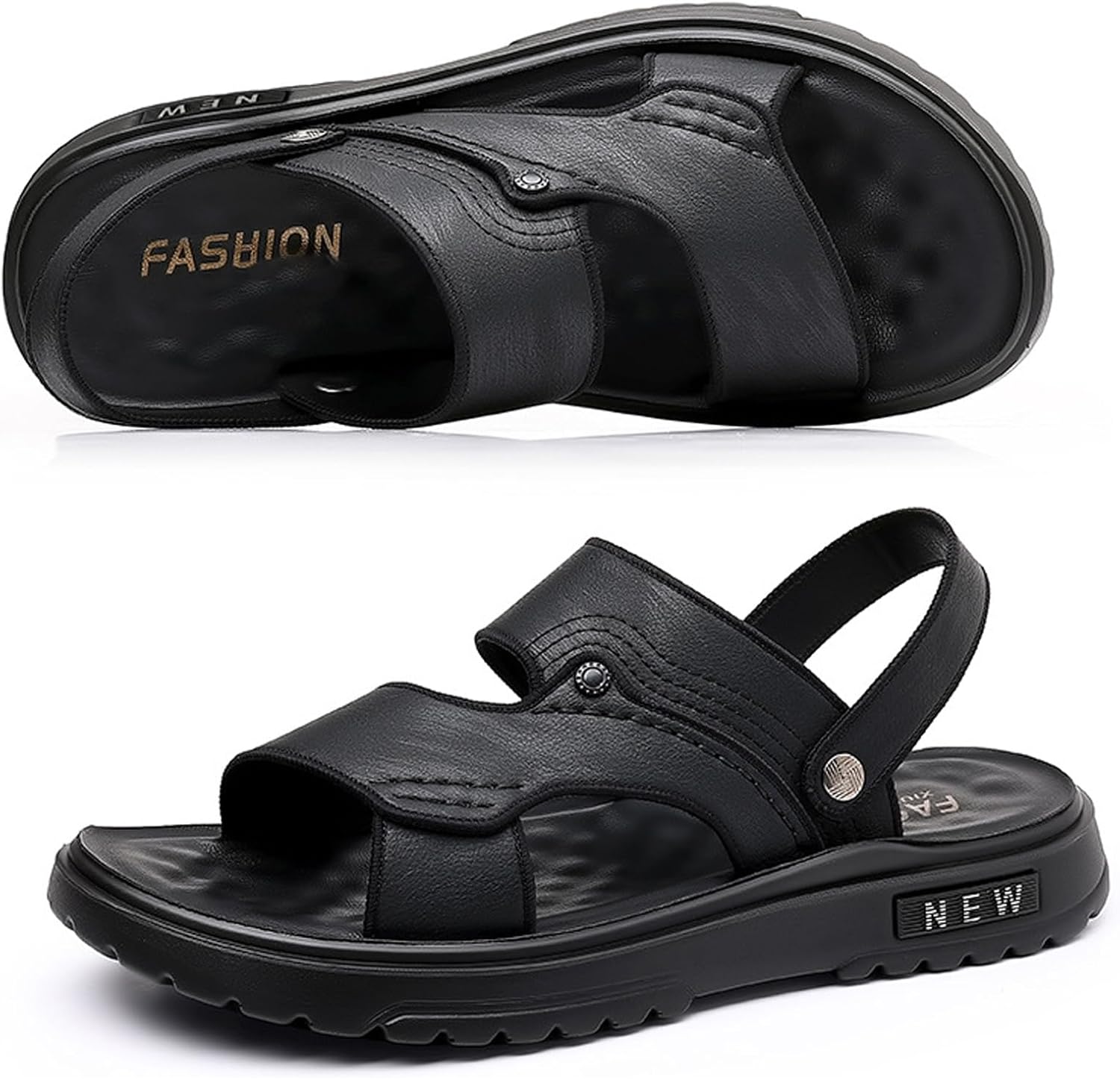 

Мужские спортивные сандалии из искусственной кожи с комфортной и дышащей подошвой, легкие летние ортопедические шлепанцы для походов, спортивная обувь для мужчин, открытые для пляжа, сандалии для ходьбы Crysterris, B