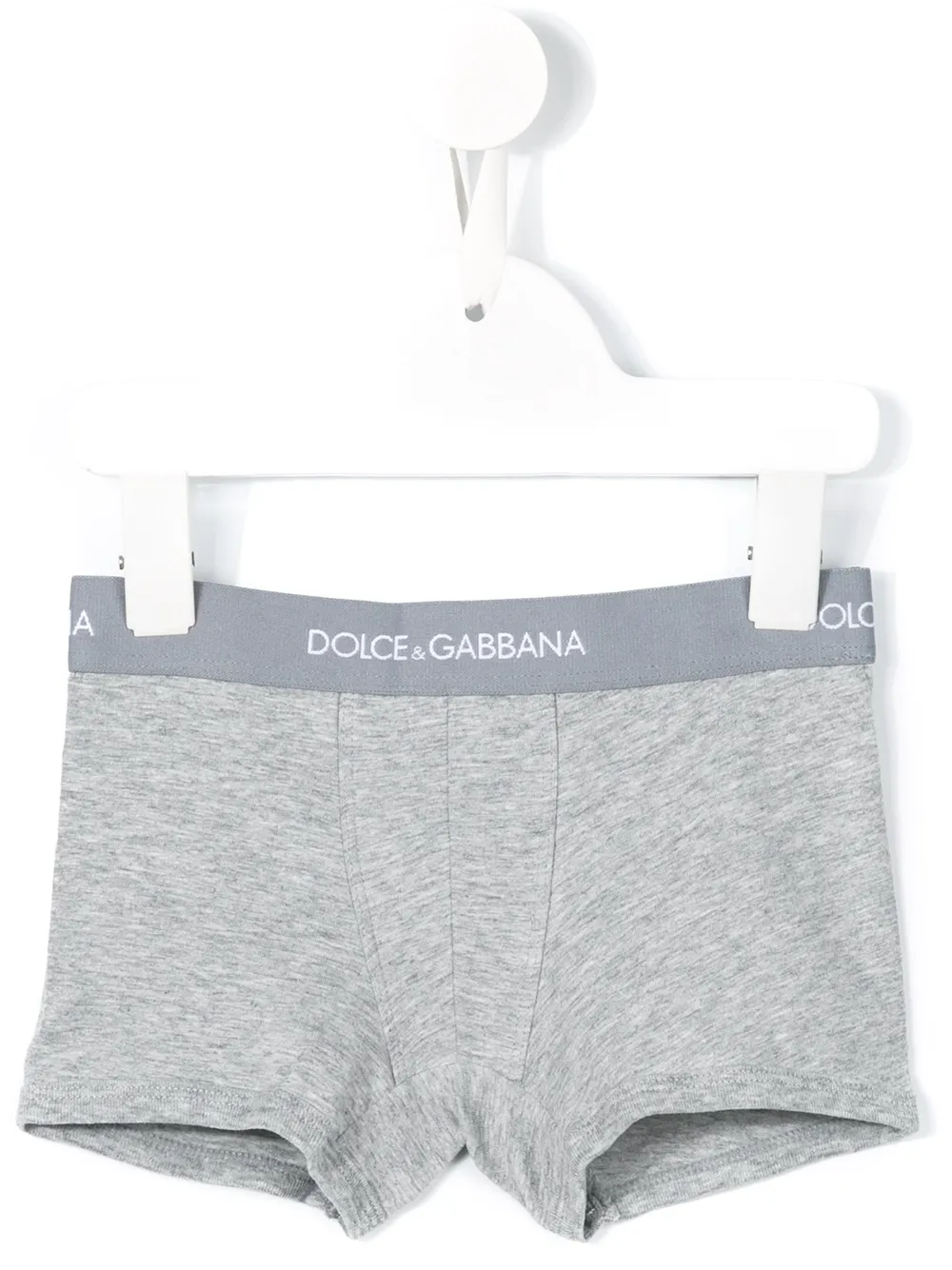 

Трусы-боксеры с логотипом Dolce & Gabbana Kids, серый