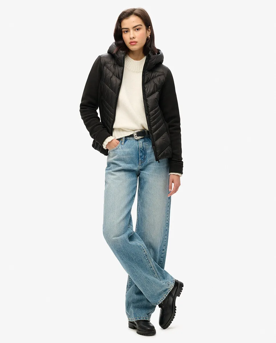 

Женская штормовая куртка с капюшоном Superdry, чёрный