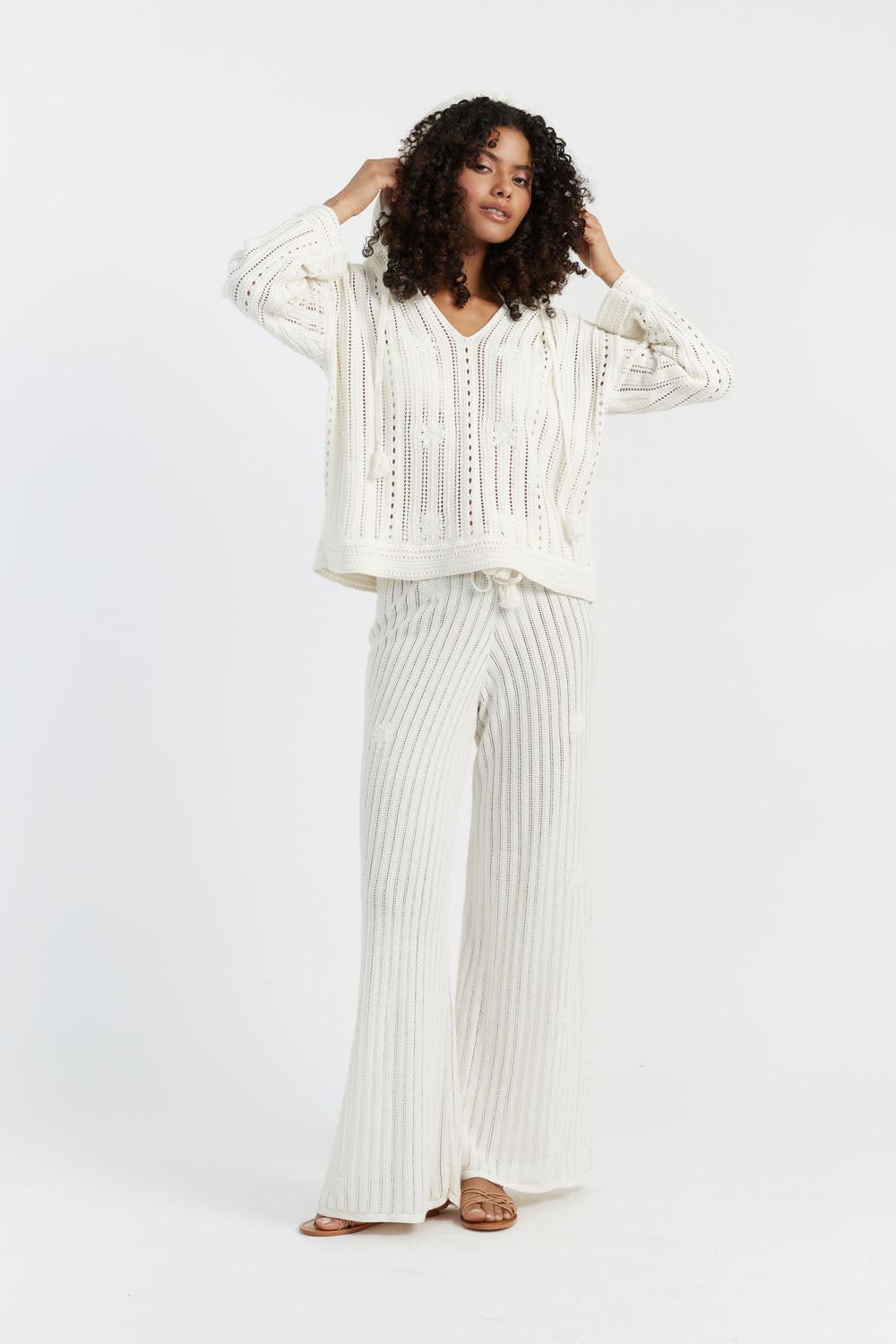 

Кремовые брюки Laura Whitmore Bohemian Chinti & Parker