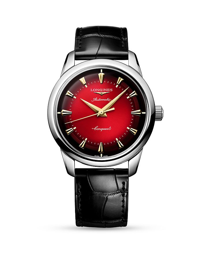 

Часы Conquest Heritage Year of the Snake, 38 мм Longines, красный