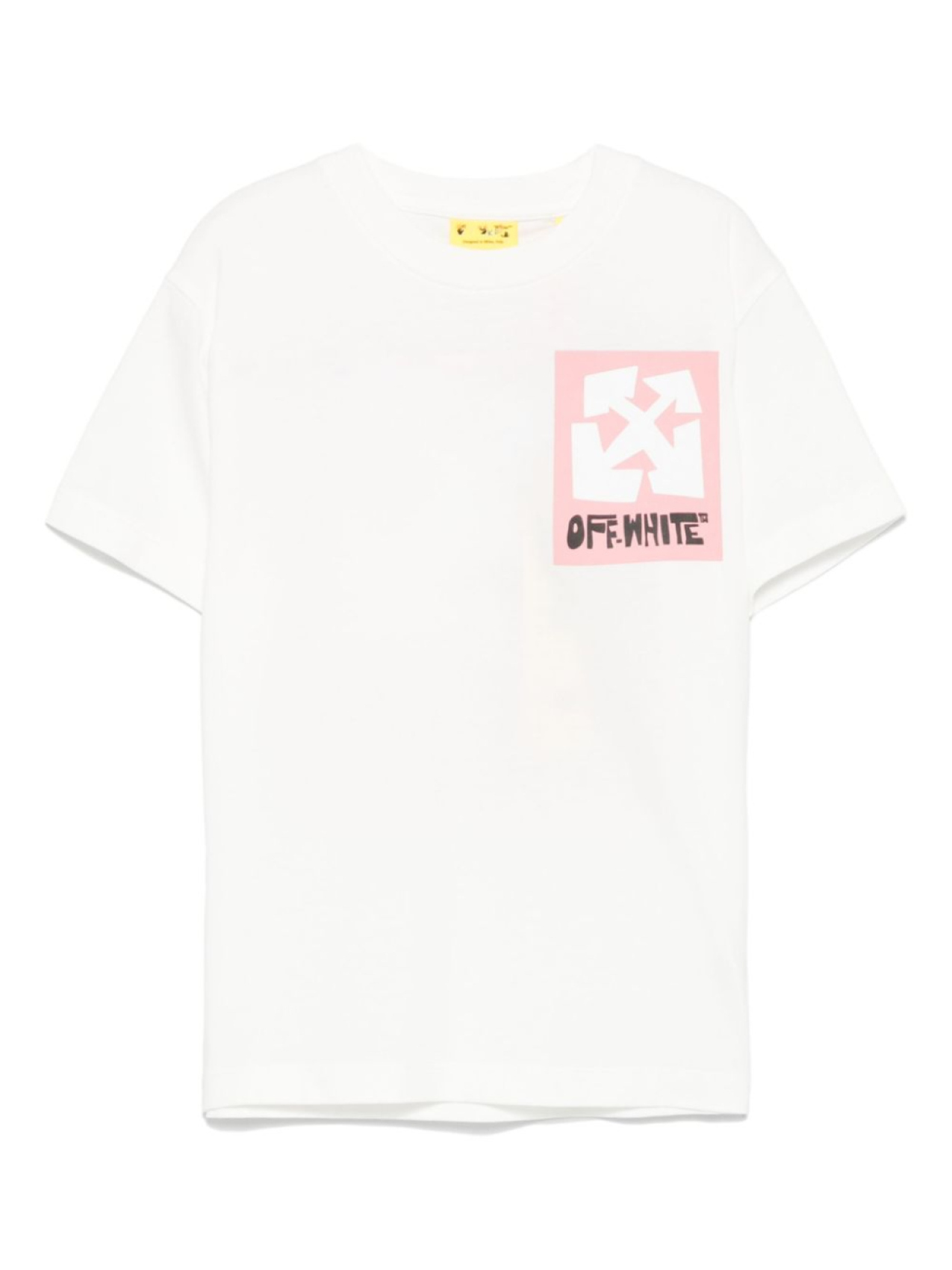 

Off-White Kids футболка Big Label, белый