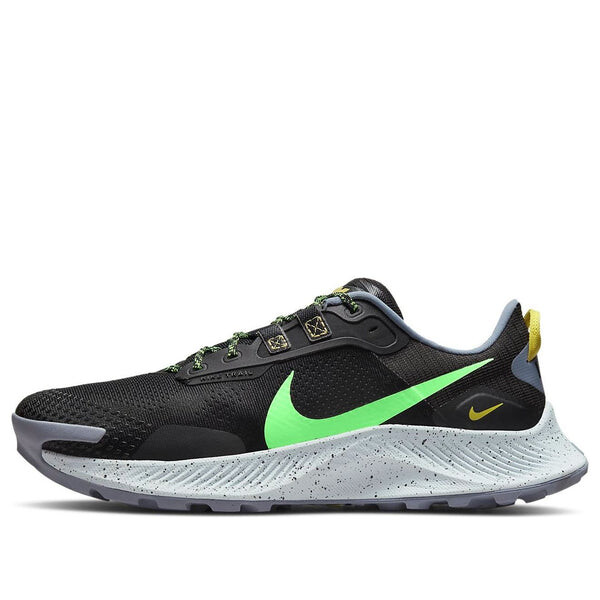 

Кроссовки pegasus trail 3 'black green strike' Nike, черный