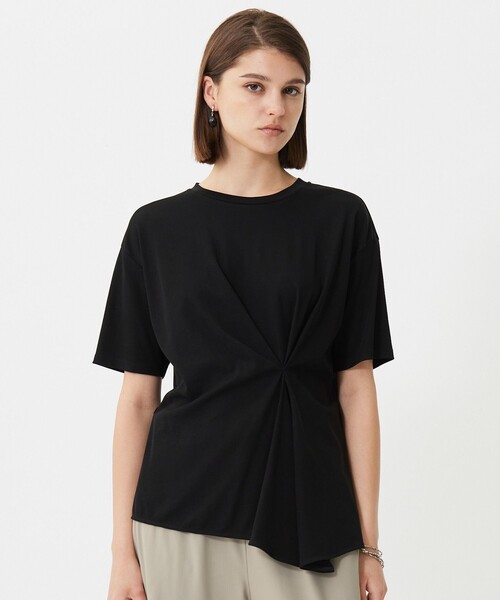 

ICB Топ, джерси, с неровным краем, Grace, черный