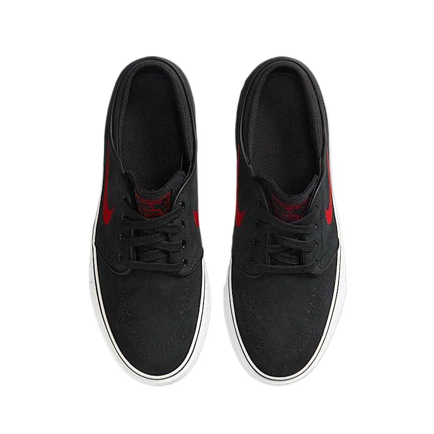 Nike SB Stefan Janoski износостойкие низкие детские скейтбординг кроссовки black red — фото 3