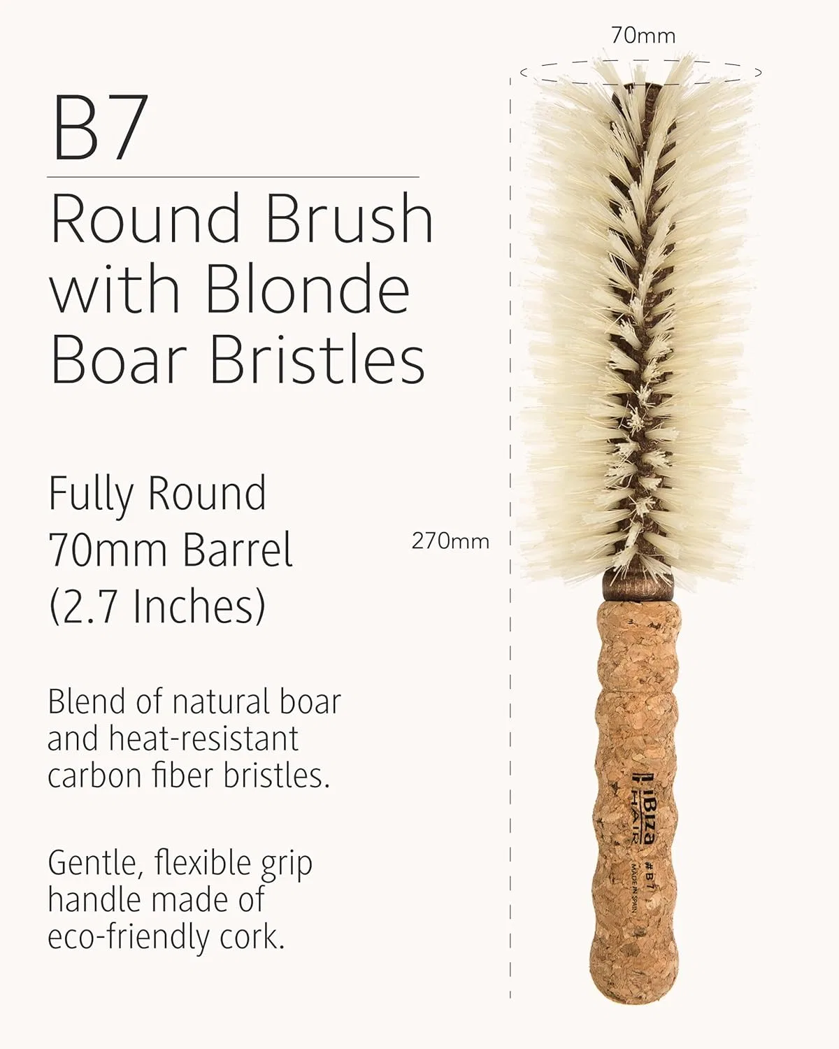 Щетка для волос «B7» от Ibiza Hair Ibiza Hair — фото 3