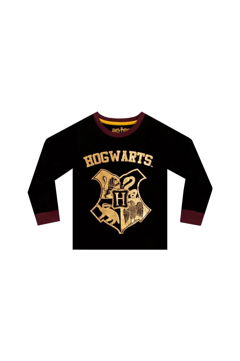 Пижама детская с длинным рукавом Harry Potter, черный — фото 2