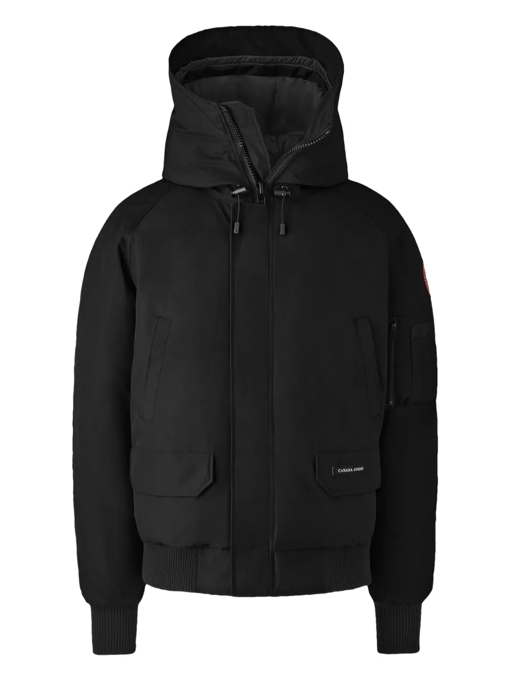 

Пуховик с капюшоном Canada Goose, черный
