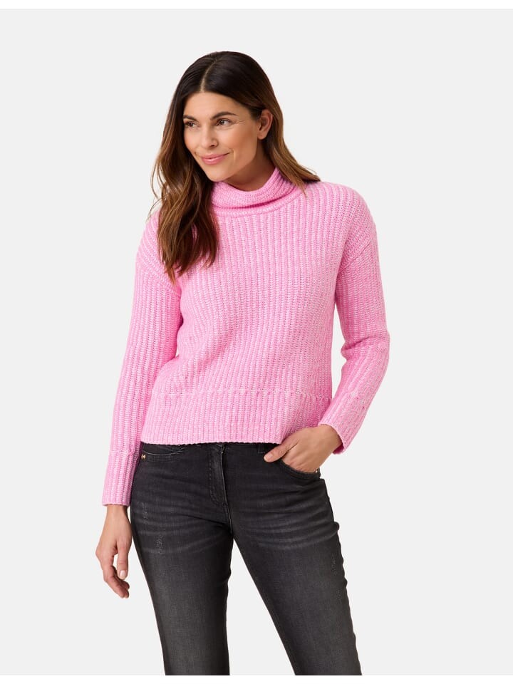 

Пуловер Gerry Weber Pullover Langarm Rundhals, цвет Pink Mouliné