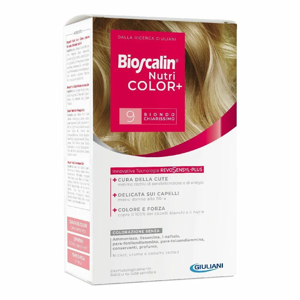 

Bioscalin Nutri Color Plus 9 Окрашивающее средство Very Light Blonde