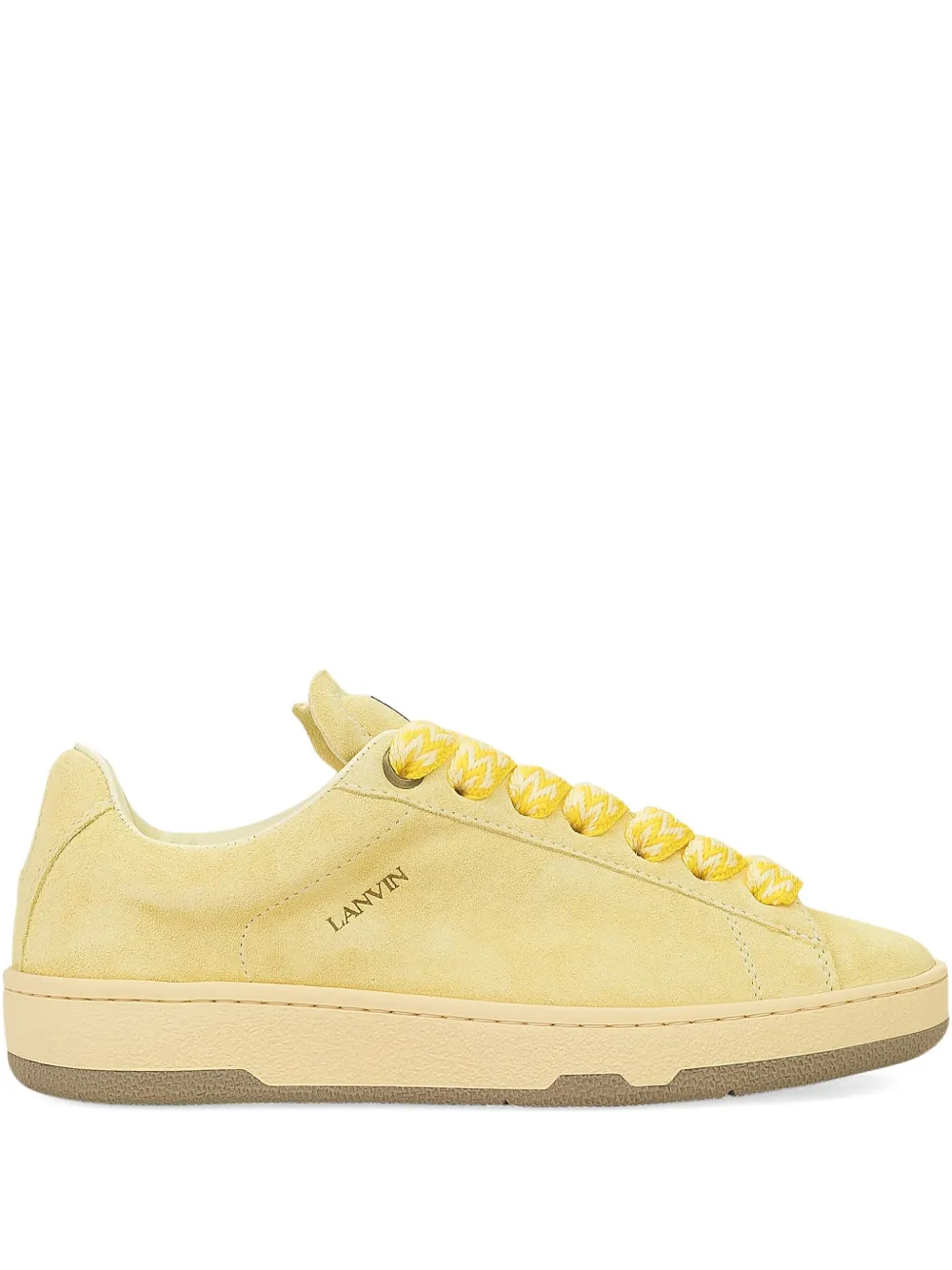 

Замшевые кроссовки Curb Lite Lanvin, желтый