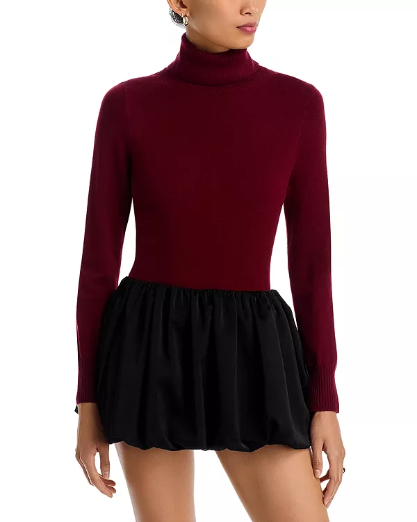 

Мягкий детский свитер с высоким воротником French Connection, красный