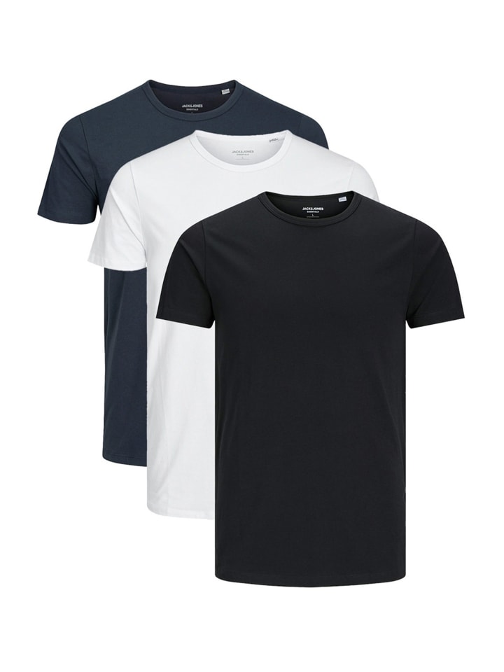 

Футболка Jack & Jones, цвет schwarz/blau/weiß