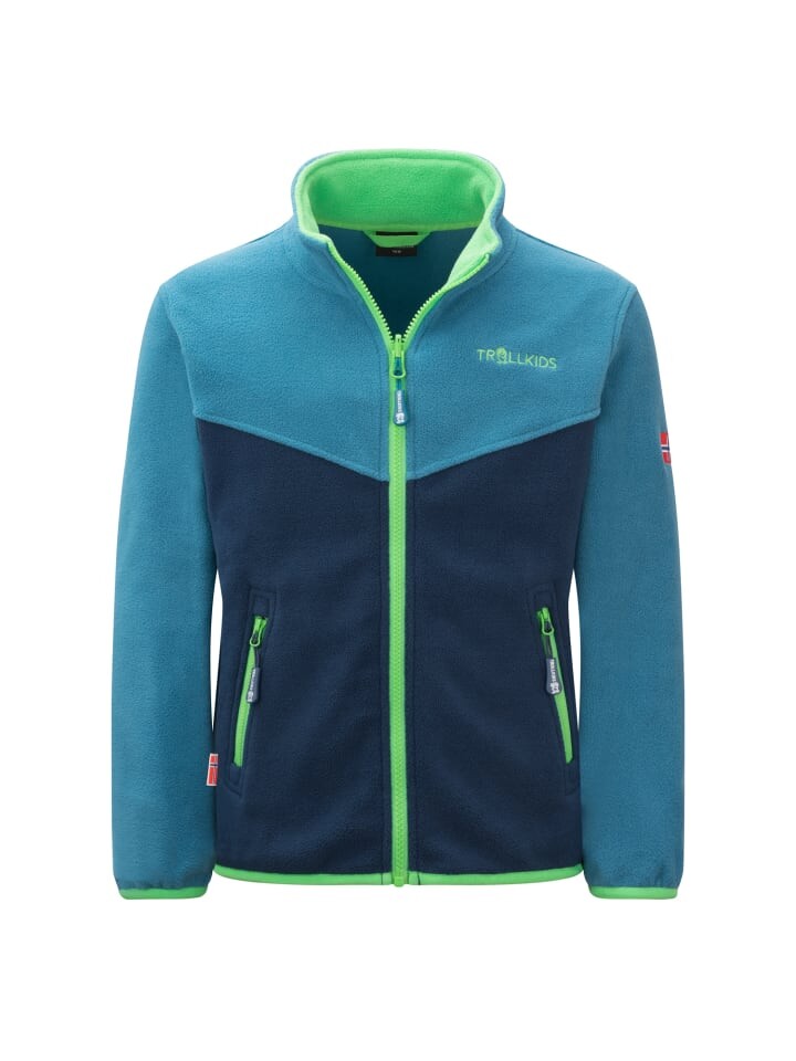 

Флисовая куртка Trollkids Oppdal XT, цвет fresh green