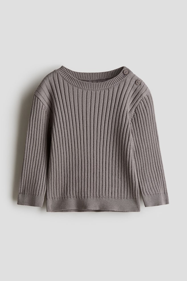 

Ребристый свитер H&M, серый