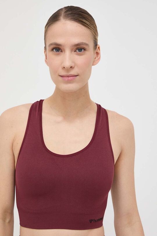 

Спортивный бюстгальтер Tif Hummel, бордовый