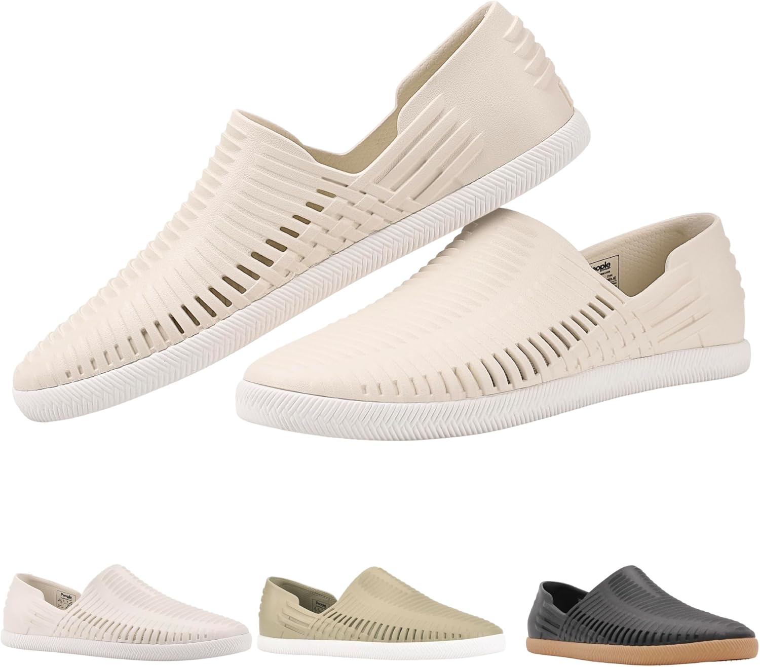 

Легкие водонепроницаемые слипоны EVA для мужчин и женщин, удобная унисекс модель, прочные, противоскользящие, для активного отдыха на открытом воздухе People Footwear, белый