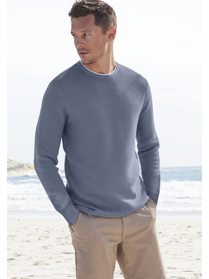 

Пуловер AUTHENTIC LE JOGGER Strick, синий