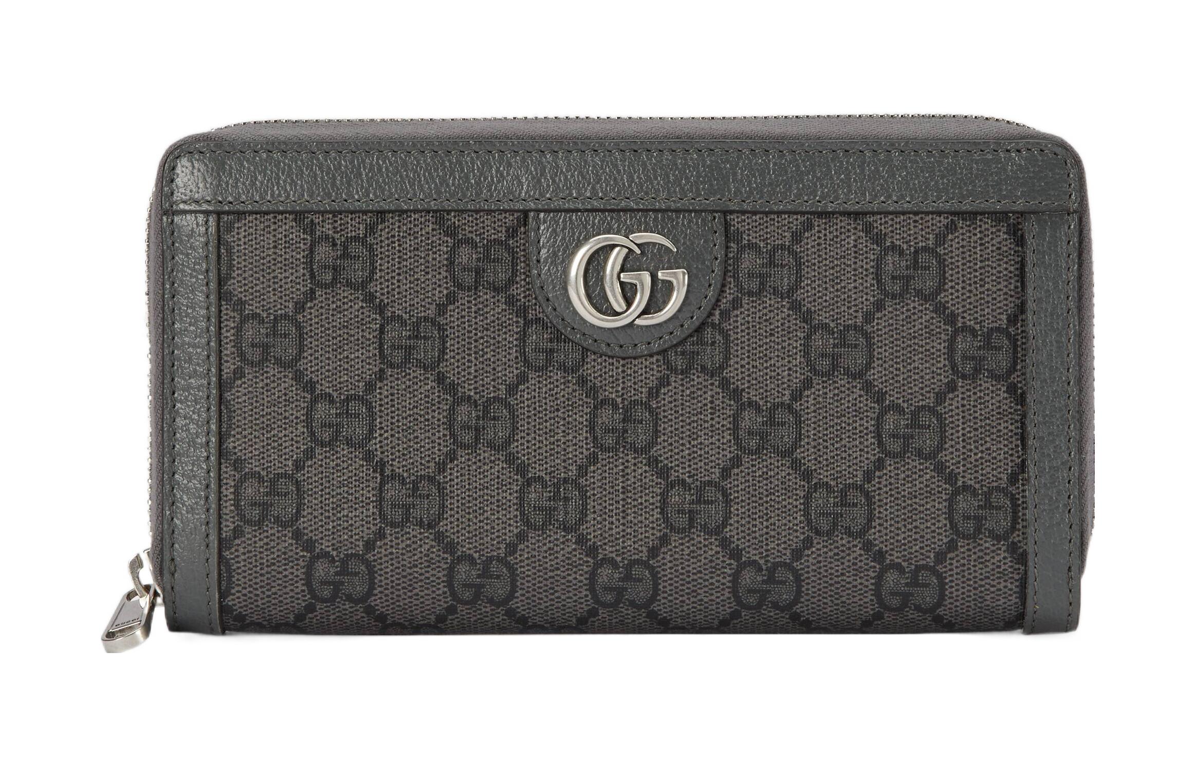 

GUCCI Ophidia Canvas Wallet Men's Gray