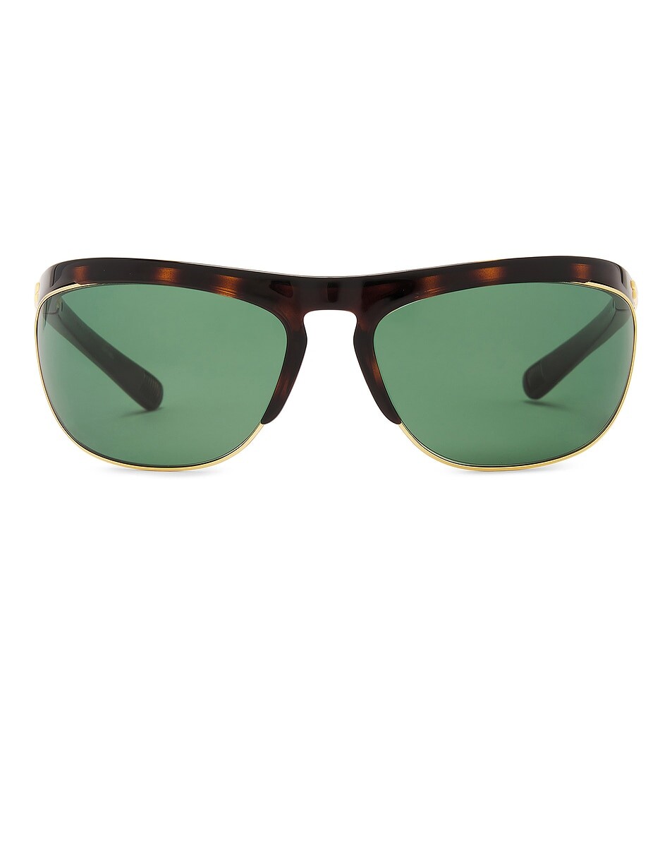 

Солнцезащитные очки BV1348S Bottega Veneta, цвет Havana & Green