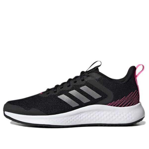 Кроссовки (WMNS) adidas Fluidstreet 'Black Screaming Pink', черный