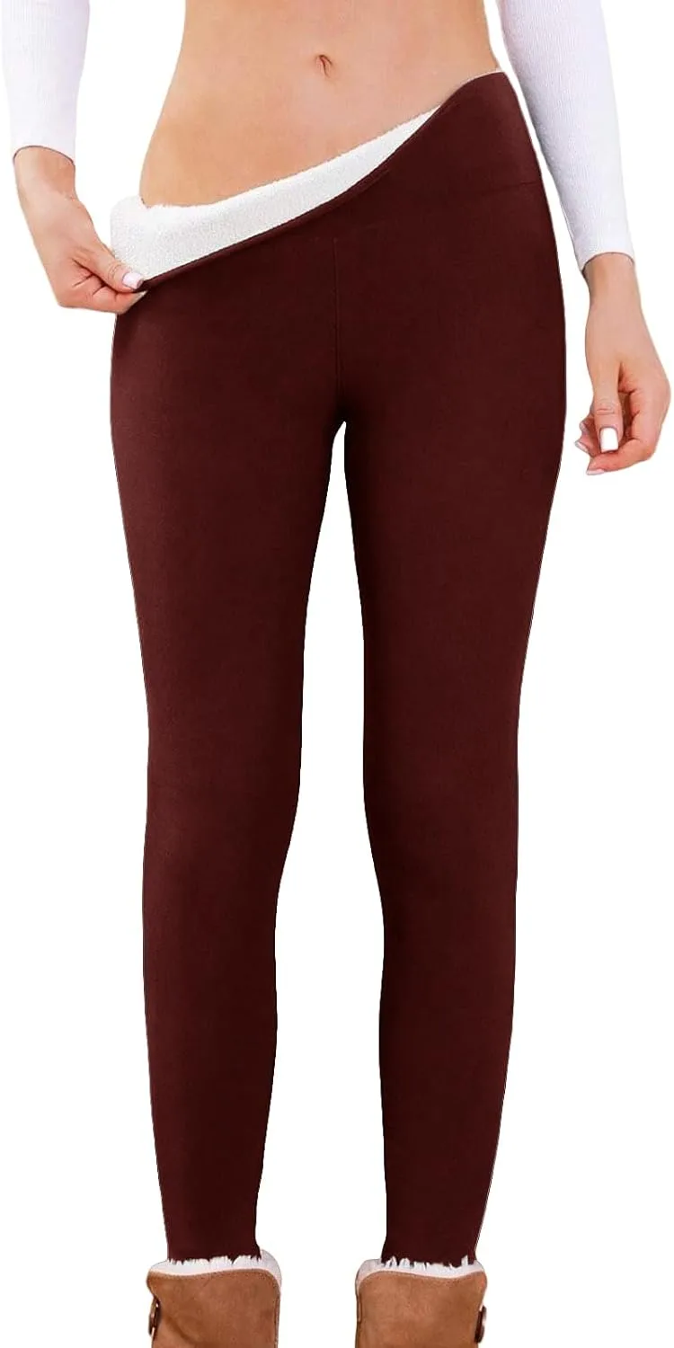

Женские утепленные леггинсы Fleece Lined High Waist Movnebyro