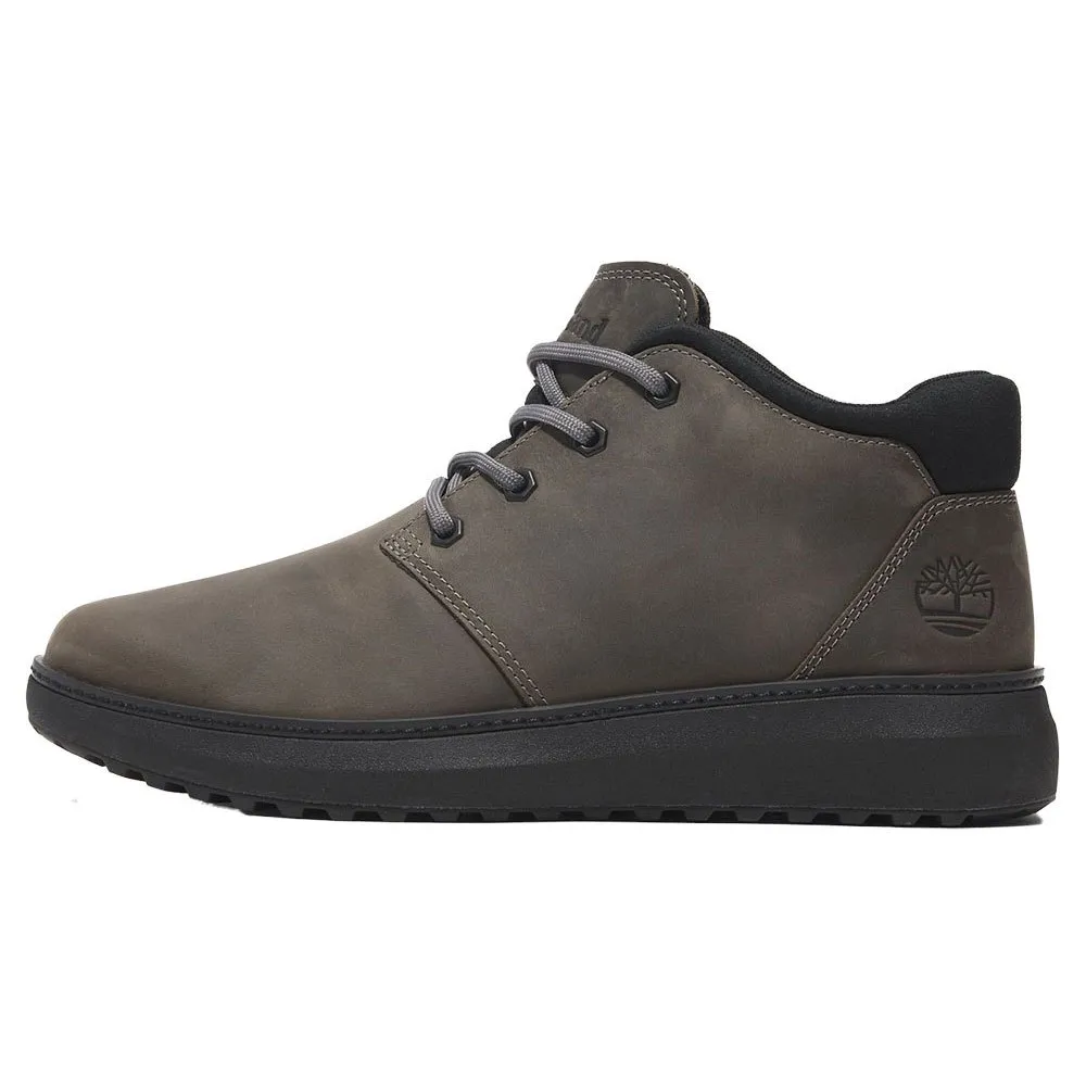 Мужские ботинки Timberland Hudson Road Chukka кожаные короткие, серо-коричневый — фото 4