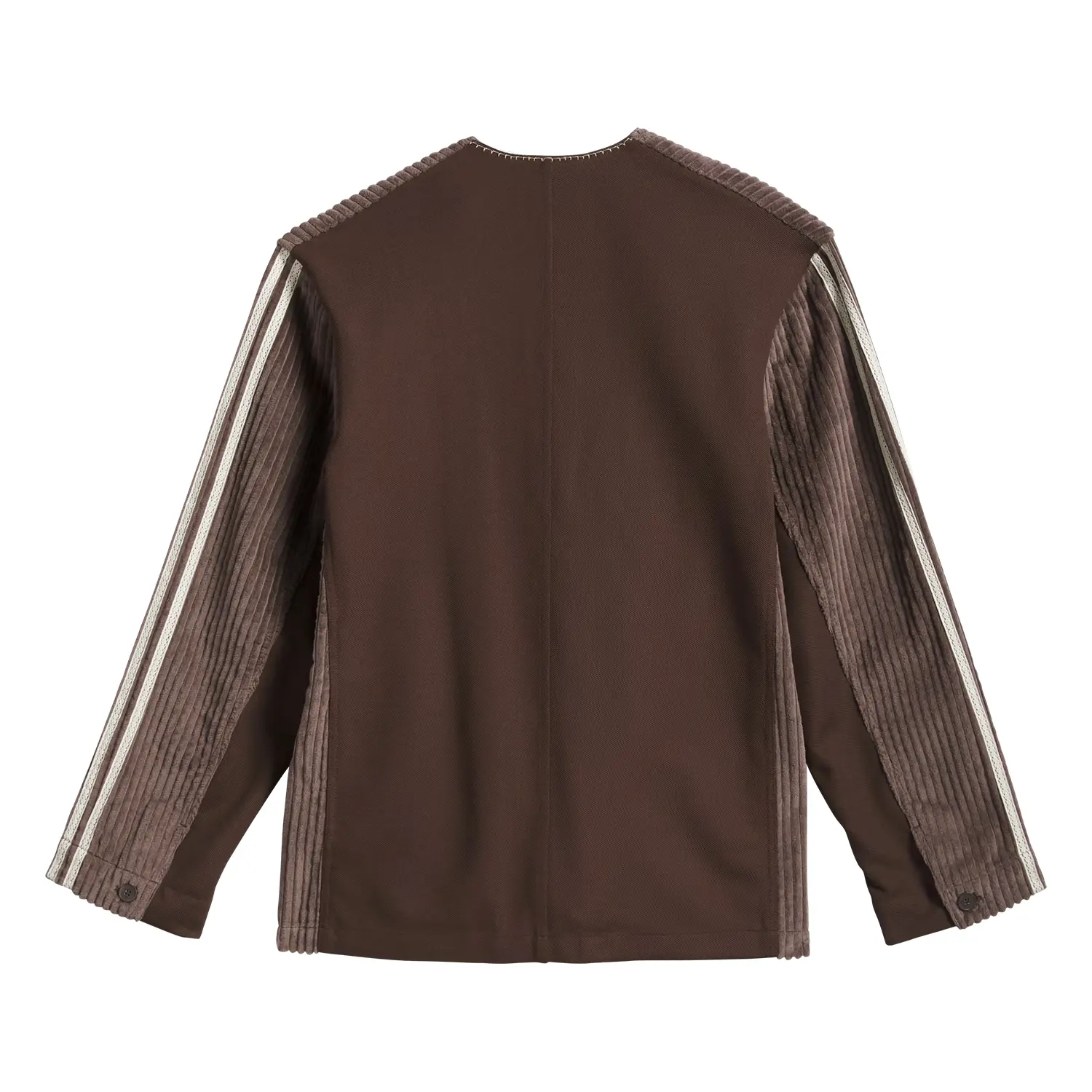 CLOT BY EDISON CHEN FW25 спортивная куртка Unisex Adidas Originals, темно-коричневый — фото 3