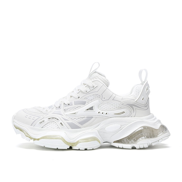 

U7 Амортизирующие, противоскользящие, износостойкие, дышащие, увеличивающие рост низкие кроссовки на массивной подошве, белые, мужские