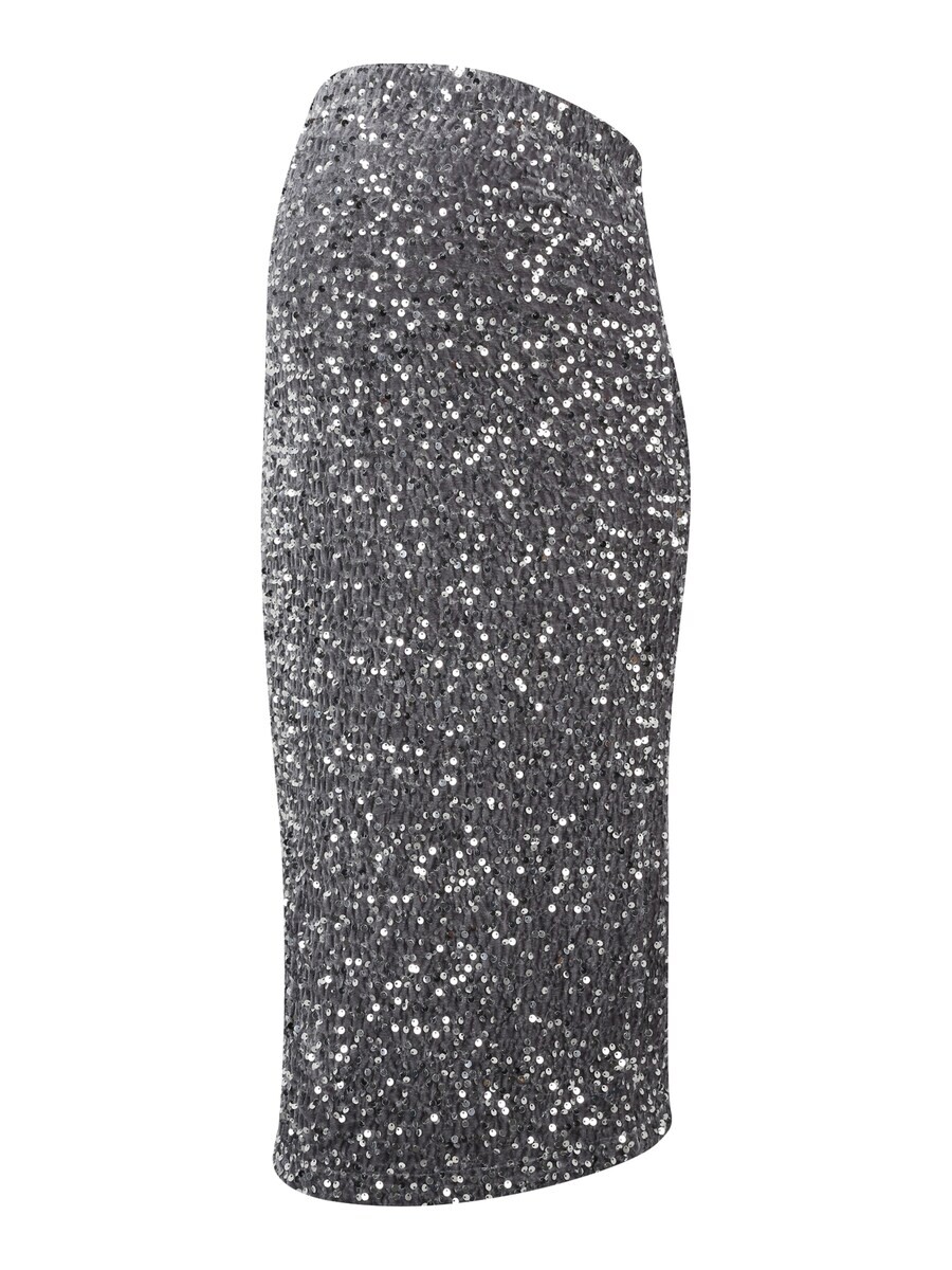 

Юбка миди MAMALICIOUS Skirt, серебряный