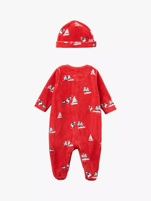 Комбинезончик Baby's Tree Graphic Bi-Pack Romper, красный Benetton — фото 2