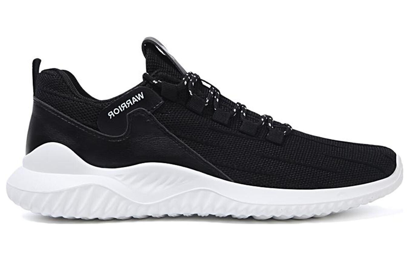 Кроссовки WARRIOR Lifestyle Shoes Men Low-top White, черный/белый — фото 2