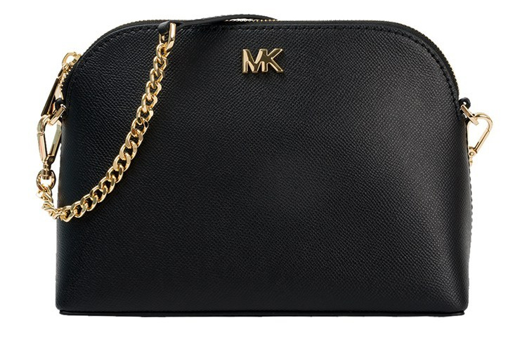 

MICHAEL KORS Сумка-купол Mott Leather, сумка через плечо, большого размера, женская, черная