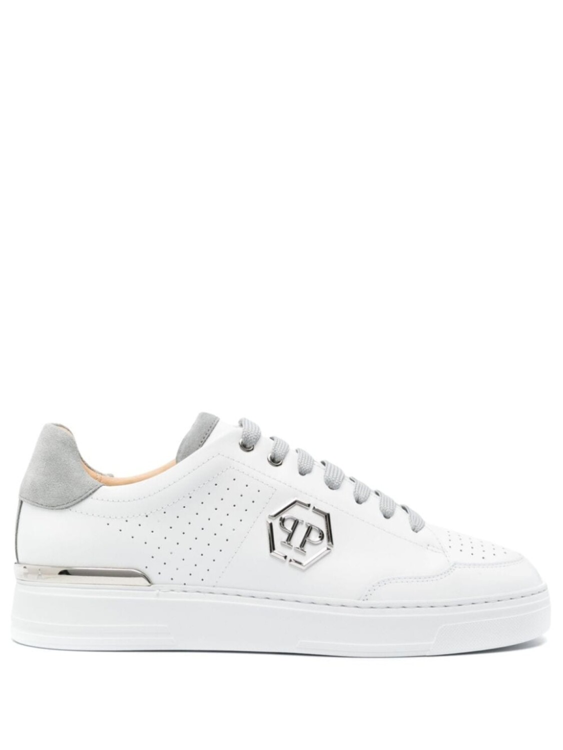

Кроссовки Philipp Plein With Logo Hexagon, белый/серый