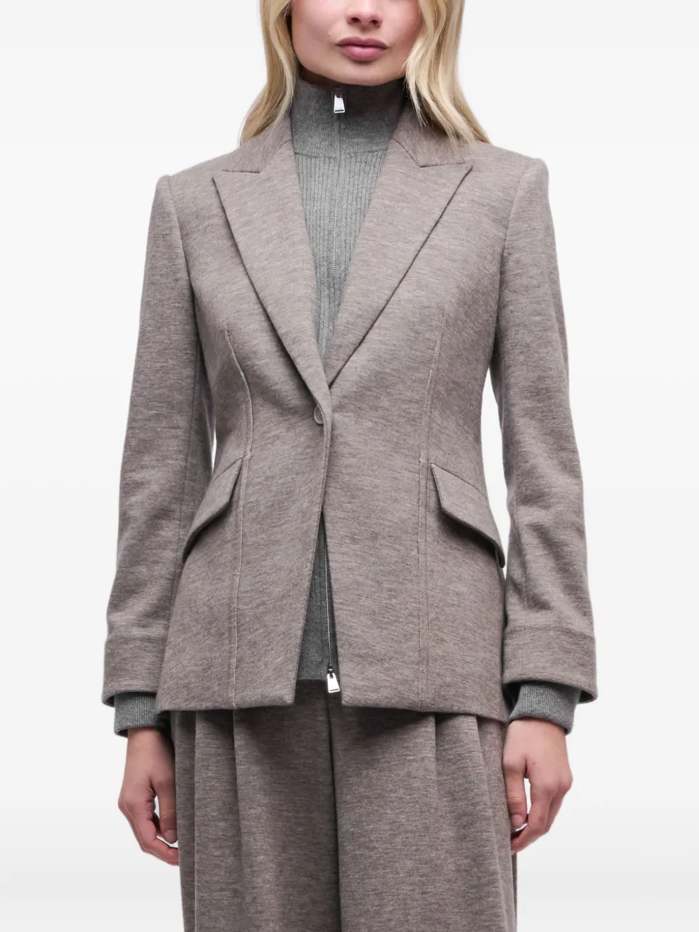 

Однобортный пиджак Simkhai, серый
