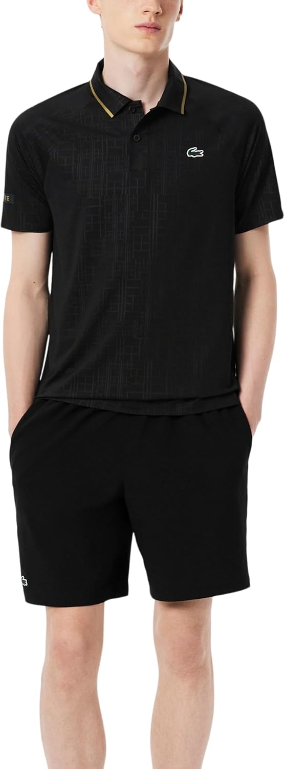 

Футболка Lacoste мужская Sport Ultra-Dry, поло, в полоску, Black, Черный, Футболка Lacoste мужская Sport Ultra-Dry, поло, в полоску, Black