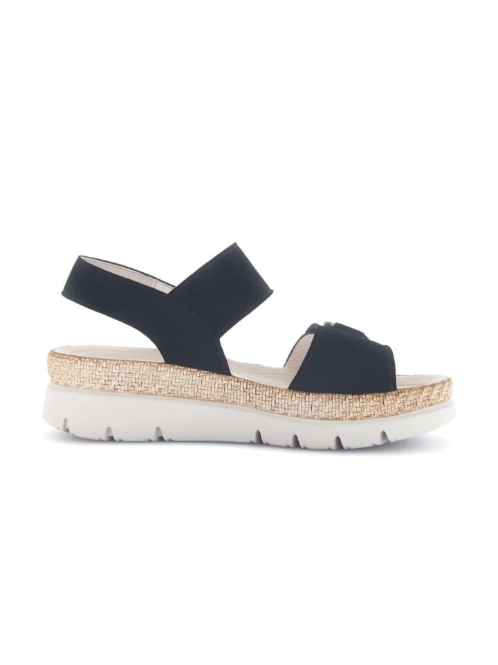 Классические босоножки Gabor Fashion Plateau Sandalen, черный — фото 3