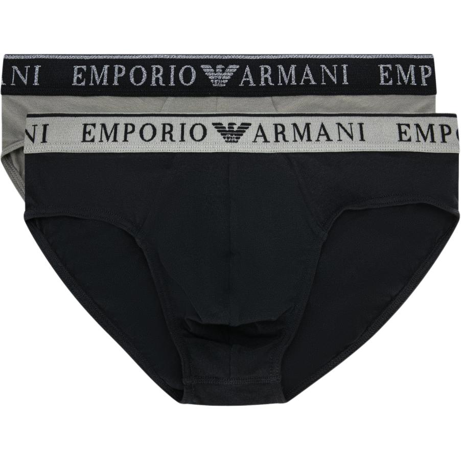 

SS25 Трусы мужские 2 шт EMPORIO ARMANI, зеленый