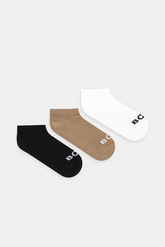 

Набор из 3 пар носков с логотипом as cc w (3 шт.). BOSS, бежевый