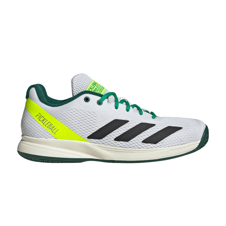 

Кроссовки Pickleball 'White Black Collegiate Green', белый