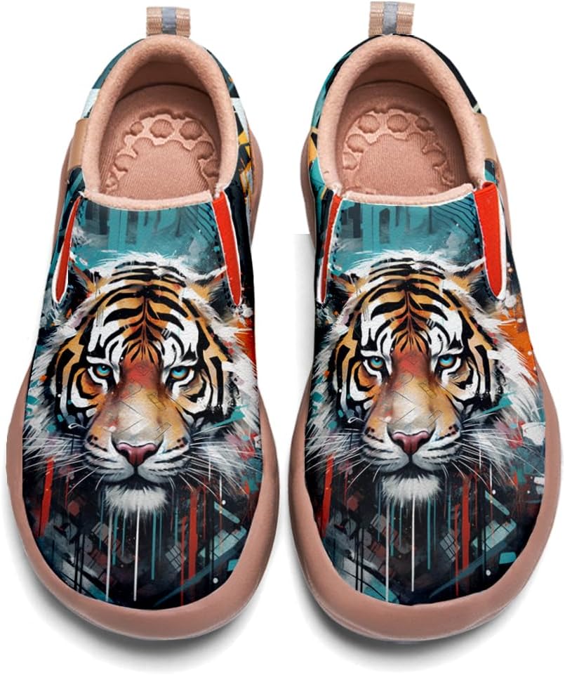 

Мужские повседневные лоферы для ходьбы, слипоны, легкие спортивные туфли, механический стиль, кроссовки с рисунком животных Onehorse, Mechanical Organisms - N19