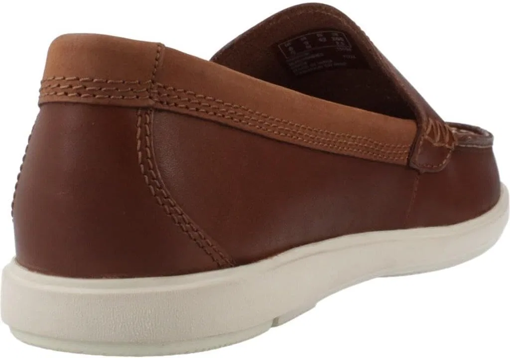 Мокасины-лоферы Clarks Herren Bratton, Navy Combi — фото 4