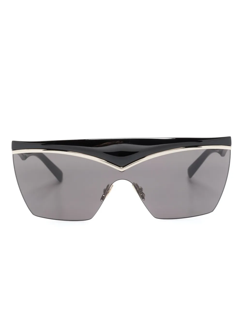 

Солнцезащитные очки SL 614 Mask Saint Laurent Eyewear, черный